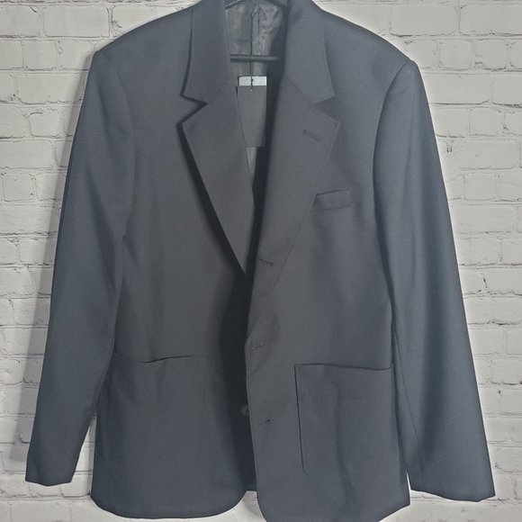 3.1. Phillip Lim Wool Serge 3 Button Blazer in Black - Picture 1 of 3